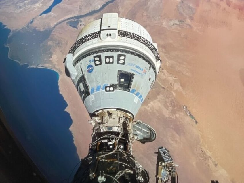 Boeing Starliner docked at ISS