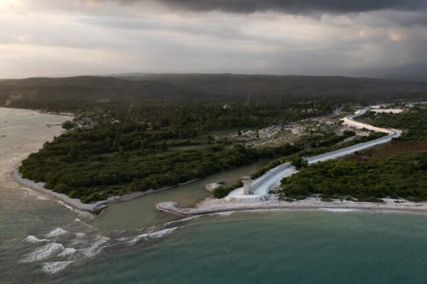 Pedernales marks the starting point of a 164-kilometer (102-mile) wall the Dominican Repub