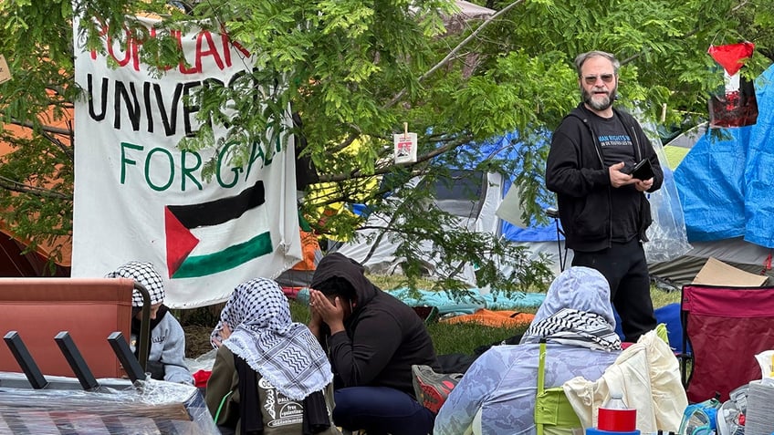 pro-Palestinian encampment 