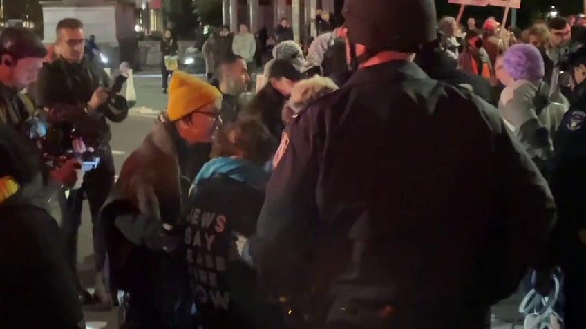 protesters arrested by NYPD