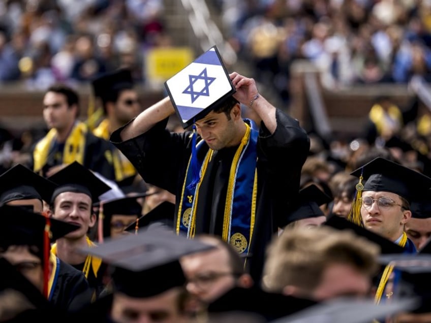 anti israel protesters disrupt main graduation ceremony at the university of michigan