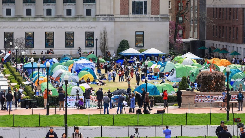 Columbia University anti-Israel protest