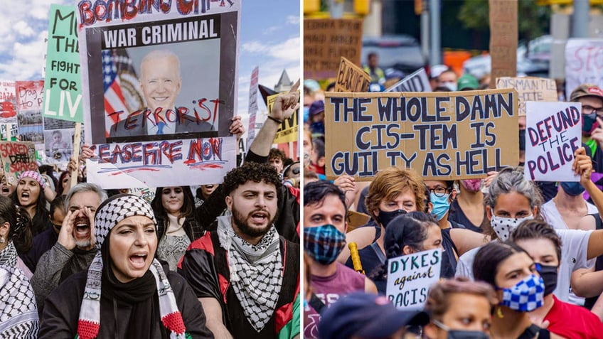 anti israel protests borrow playbook from social justice movements experts