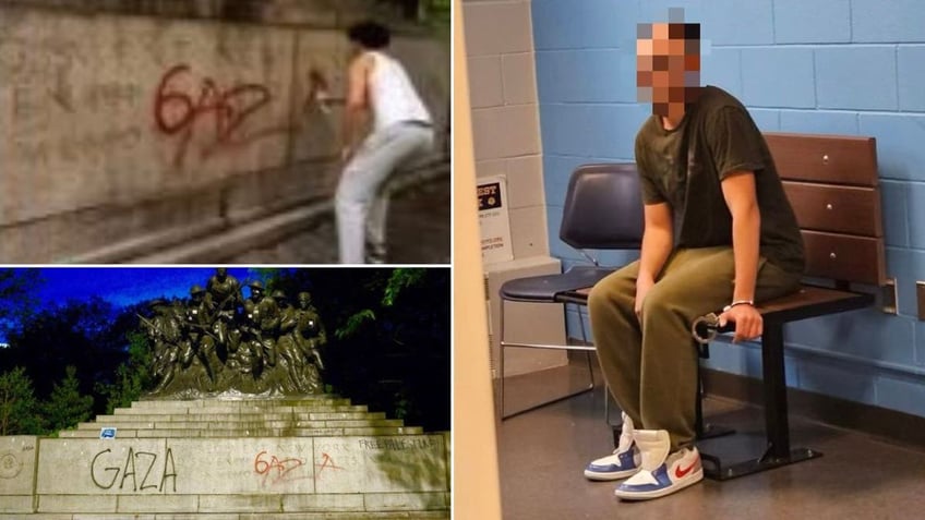 Anti-Israel teen in police custody, WW1 Memorial defaced
