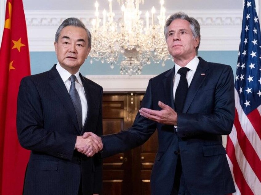 antony blinken yields dominant position to chinese foreign minister wang yi in washington talks