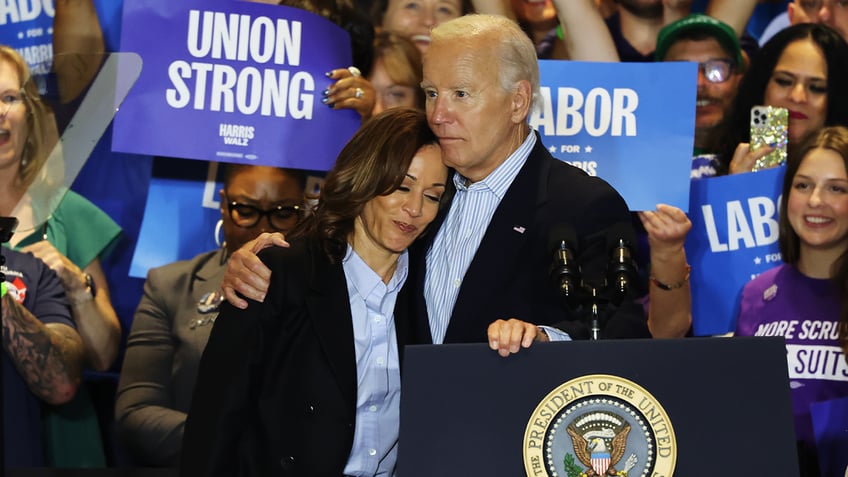 Kamala Harris and Joe Biden