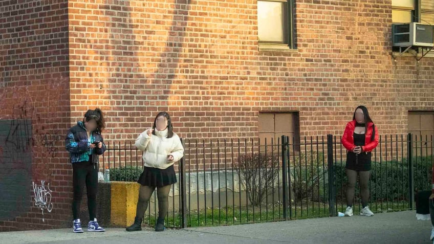 Sex workers on the street in New York City