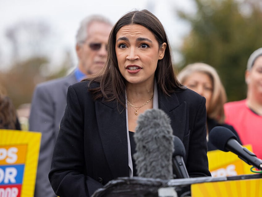 WASHINGTON DC, UNITED STATES - NOVEMBER 19: Congresswoman Alexandria Ocasio-Cortez (D-NY)