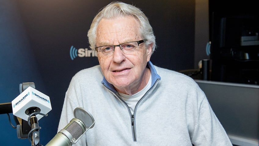 Jerry Springer hosting a Sirius XM Radio show