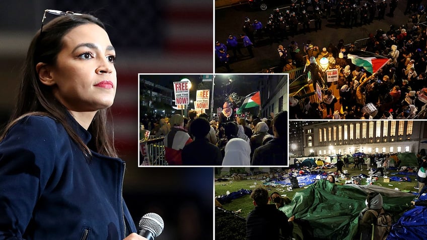 aoc sounds off as college president sets imminent deadline for anti israel camp and more top headlines