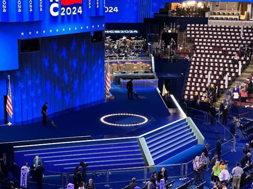 DNC Venue Inside Matthew Perdie/Breitbart News