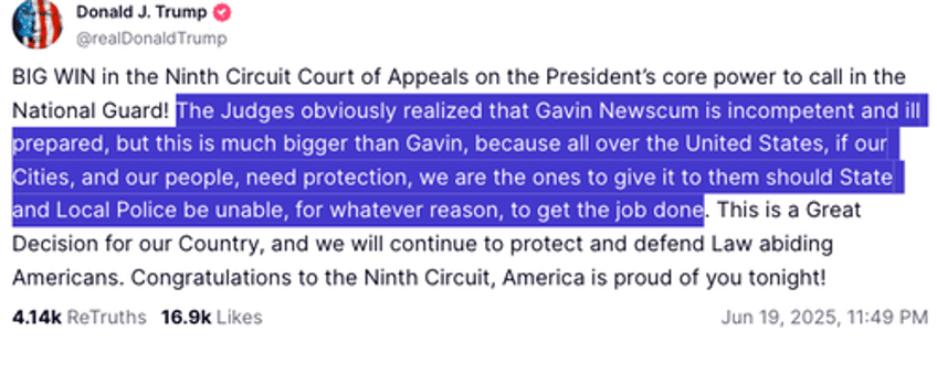 appeals court upholds trumps national guard deployment in los angeles amid unrest