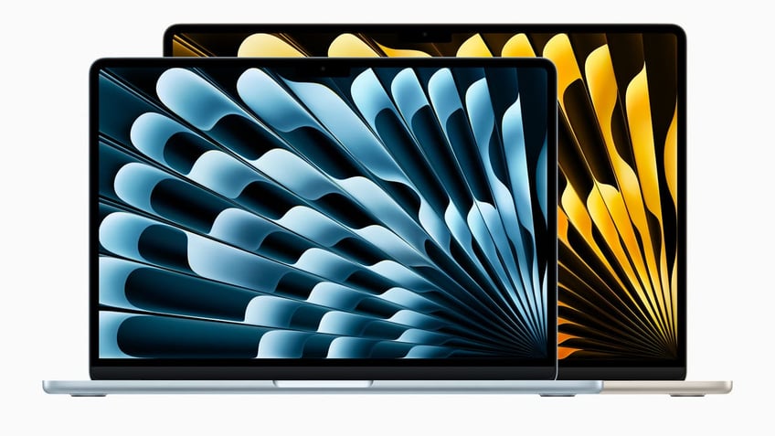 The new MacBook Air is faster and comes in a new color. 