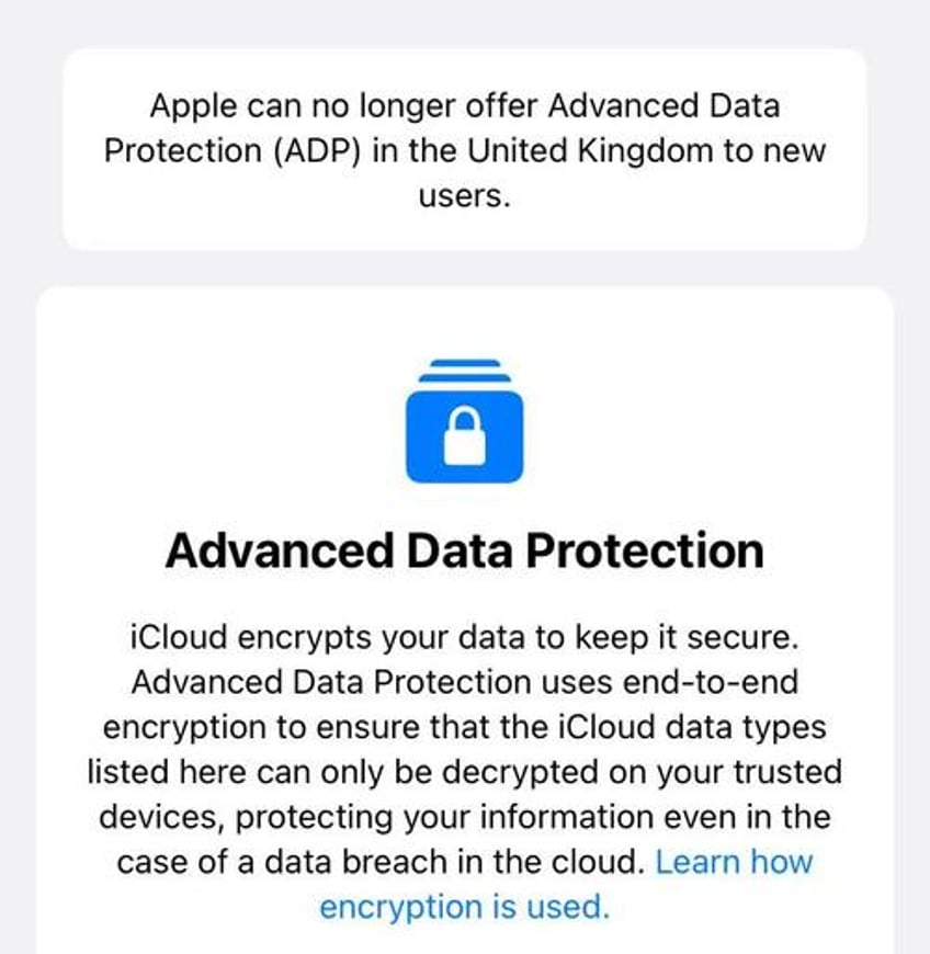 apple nukes end to end encryption in uk after refusing to give backdoor access