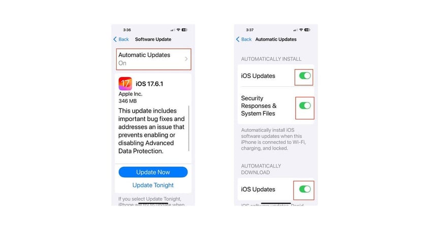 iOS update 3