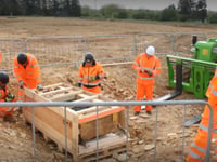 Archaeologists dig up 1,600-pound coffin in Roman grave filled with curious material: 'A rare find'