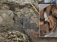 Archaeologists discover creepy floor made of bones near red-light district: 'Very special find'