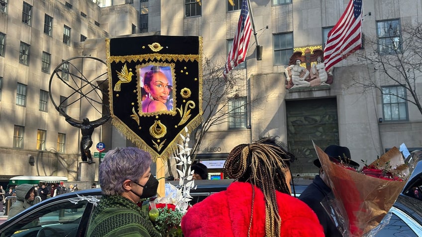 Banner honoring Cecilia Gentili