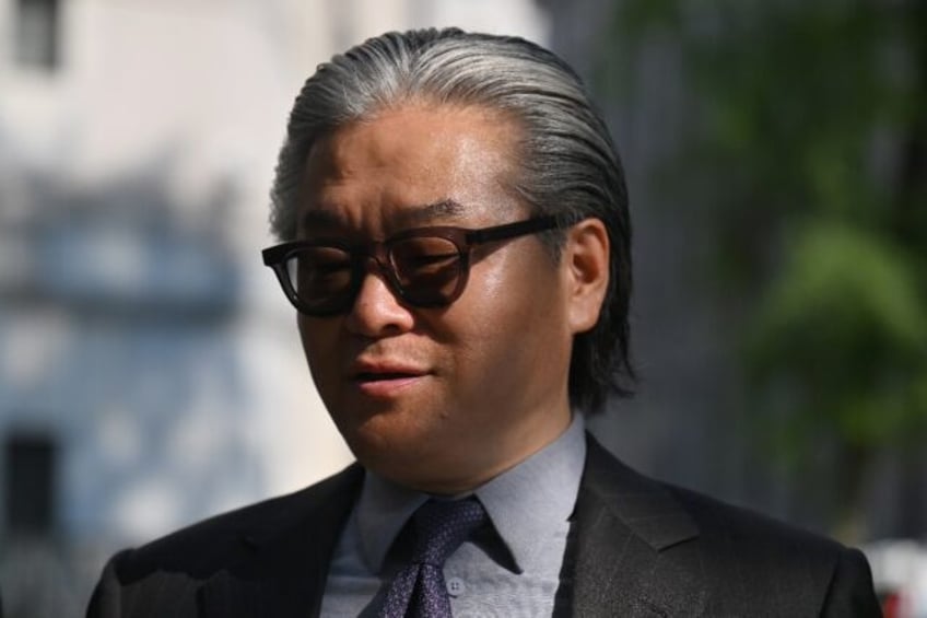 Bill Hwang, founder of Archegos Capital Management, arrives at federal court in New York o