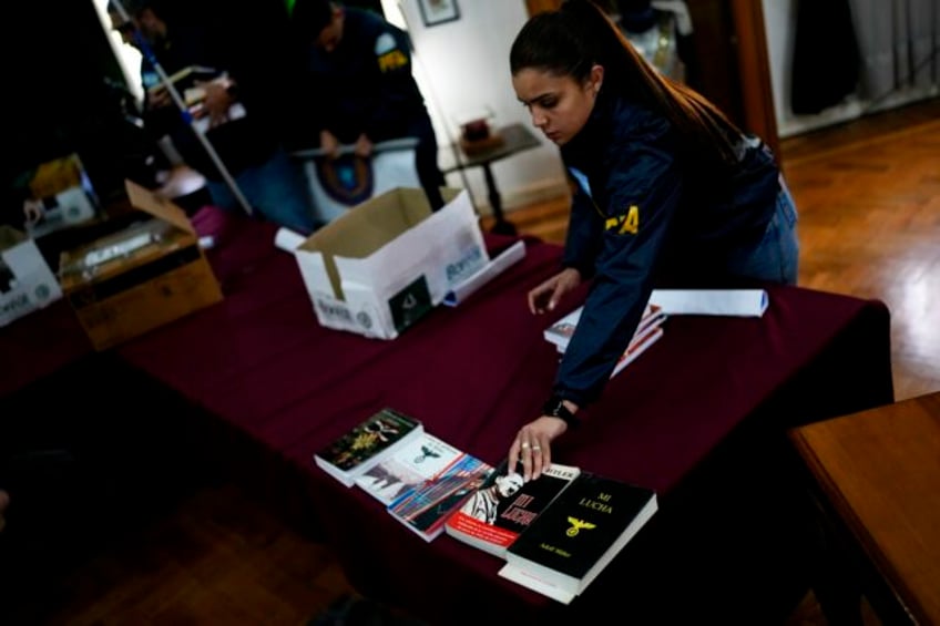 argentina shuts down a publisher that sold books praising the nazis one person has been arrested