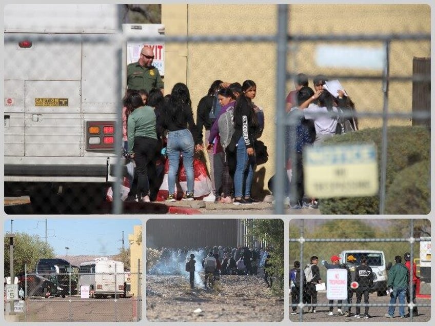 arizona border surge results in mass migrant releases into united states by biden admin