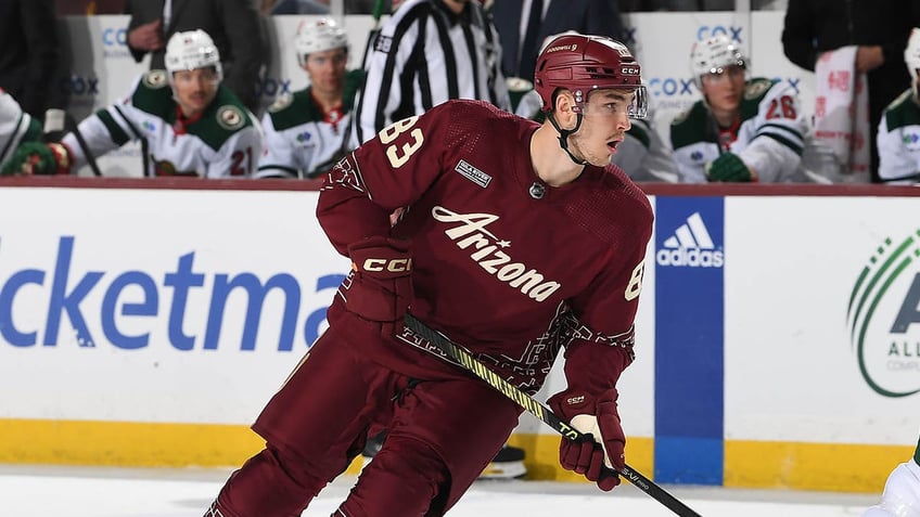 Adam Ruzicka with Coyotes