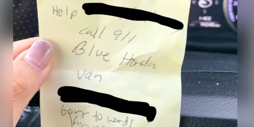 arizona deputies rescue kidnapped woman after she gave help call 911 note to gas station customer