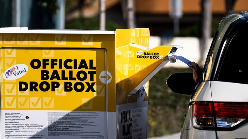 Santa Ana ballot drop box