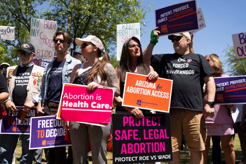 arizona senate votes to repeal 1864 near total abortion ban