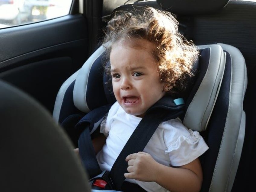 Toddler in car seat