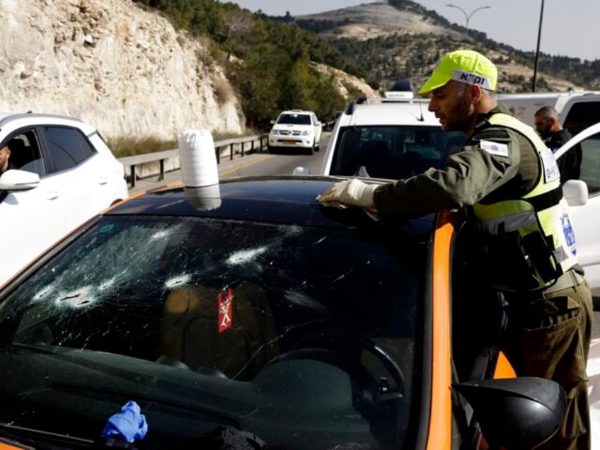 MA'ALEH ADUMIM, WEST BANK - FEBRUARY 22: A Member of the Zaka, Search and Rescue team