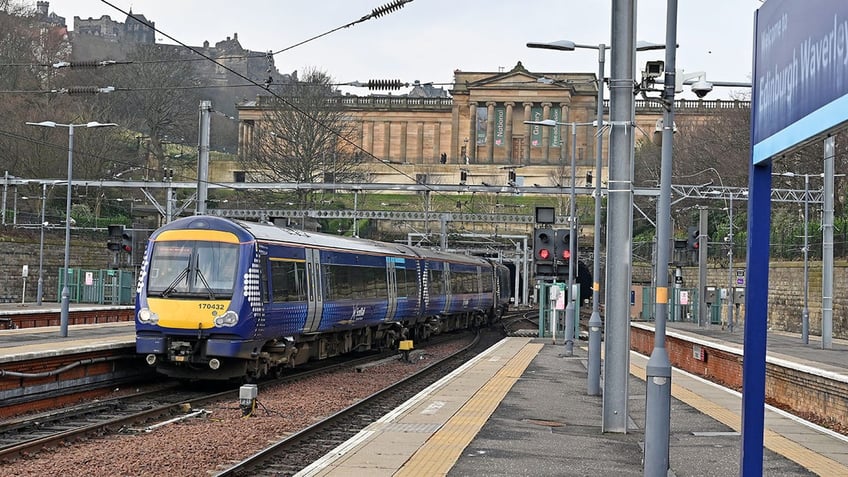 train at station