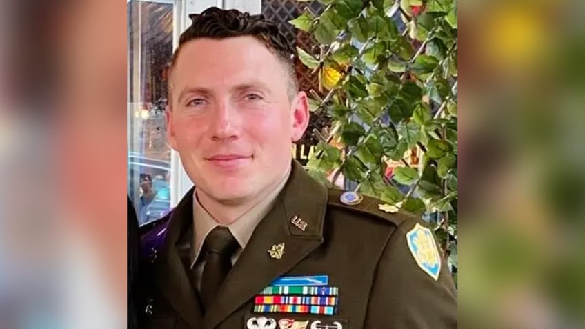 Army officer Maj. Harrison Mann in uniform