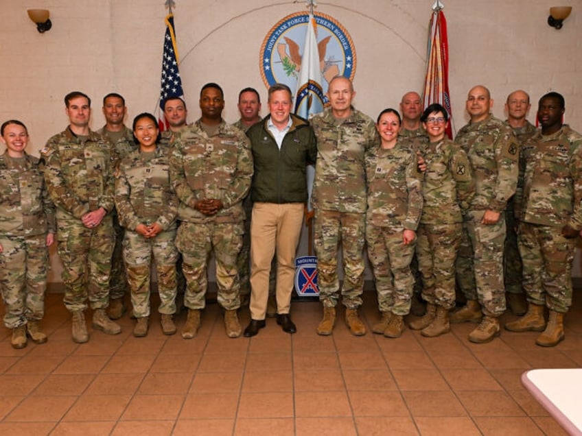 Army Secretary Dan Driscoll visits troops at the border, March 14, 2025. (U.S. Army)