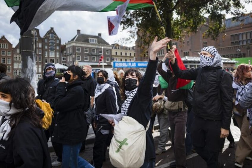 Tensions ran high in Amsterdam around events to mark October 7