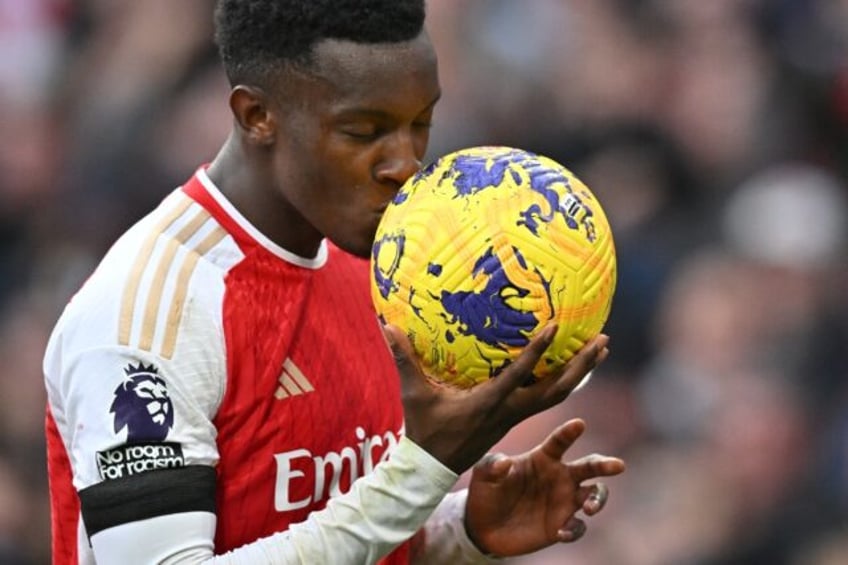 arsenal hat trick hero nketiah top level for arteta