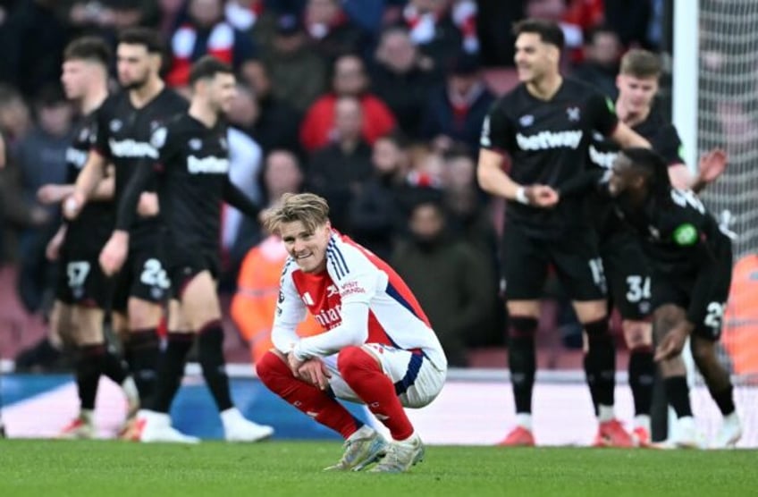 Arsenal were beaten 1-0 at home by West Ham