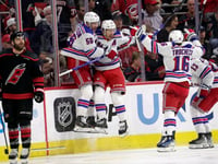 Artemi Panarin scores in overtime, Rangers beat Hurricanes 3-2 to take 3-0 series lead