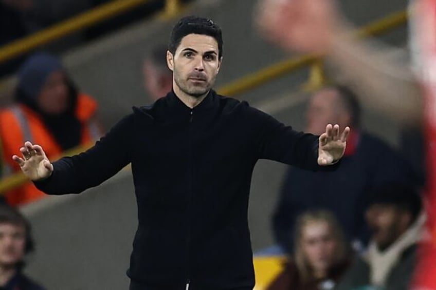 Mikel Arteta's Arsenal are top of the Premier League table