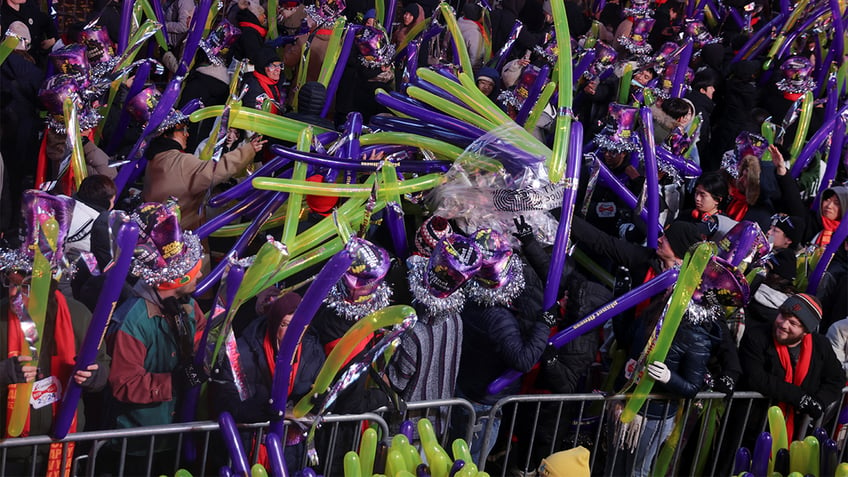 New Years Eve celebrations in Times Square