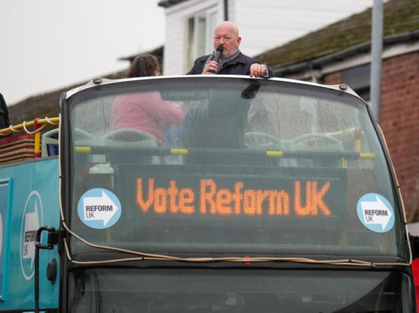 ROCHDALE, ENGLAND - FEBRUARY 27: Simon Danczuk, the Reform UK candidate in the Rochdale by