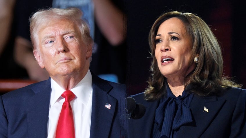 Former President Donald Trump and Vice President Kamala Harris