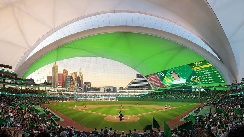 a's stadium rendering