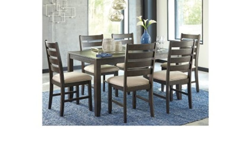 Seat the whole family at this classic dining set. 