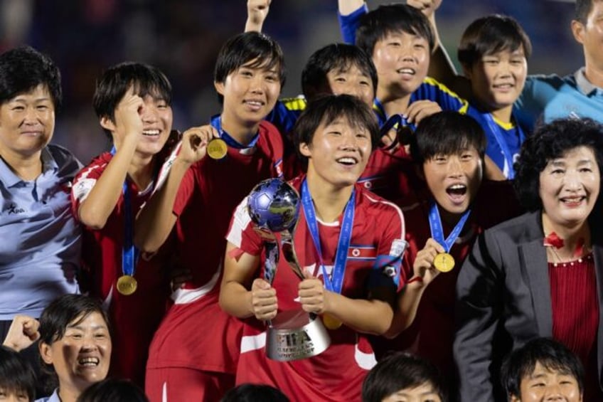 North Korea celebrate winning the U-17 Women's World Cup