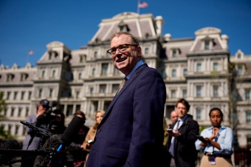 White House National Economic Council Director Kevin Hassett said three trade agreements w