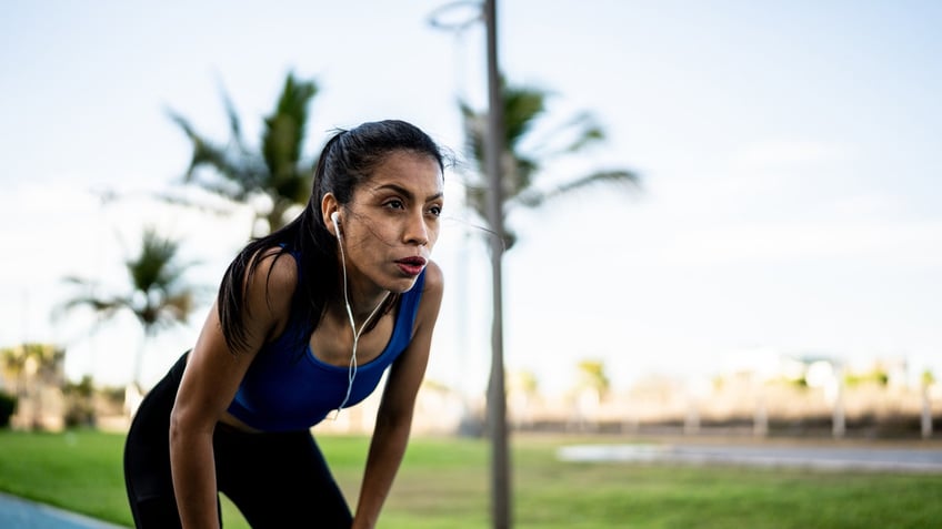 Woman running