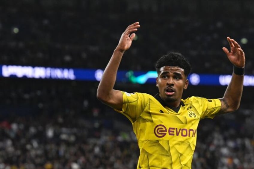 On his way to Aston Villa: Dutch defender Ian Maatsen appeared for Dortmund in their Champ