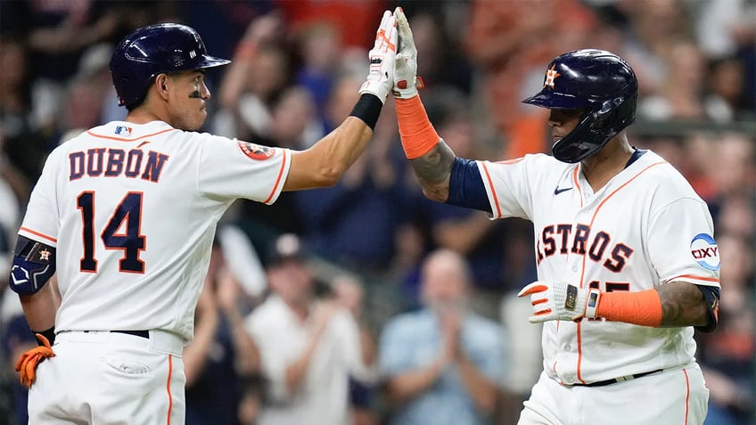 astros beat rangers in al west showdown behind jp frances strong outing