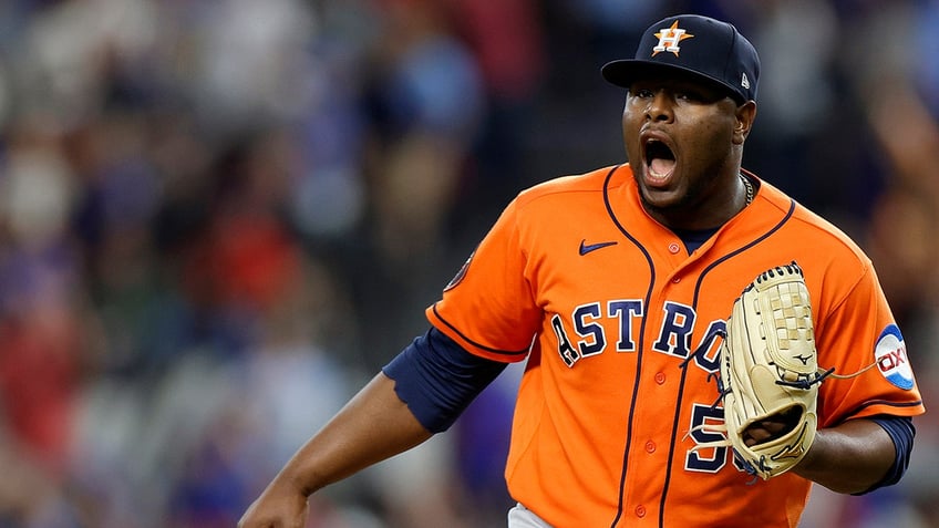 astros get much needed victory over rangers to avoid commanding deficit in alcs